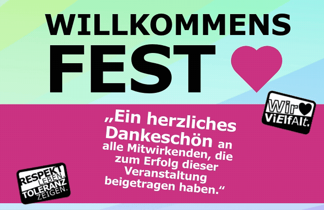DANKE! Willkommensfest...